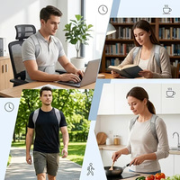 Correcteur de posture élastique respirant, dispositif de soutien dorsal personnalisé, ceinture d'alignement des épaules pour la physiothérapie