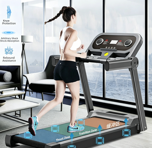 <span class=keywords><strong>Caminadora</strong></span> Eléctrica Plegable para el Hogar, Pantalla LCD, Portátil, Silenciosa, Máquina de Ejercicio Diaria para Interiores, Sin Monitor de Frecuencia Cardíaca - Product Image 5