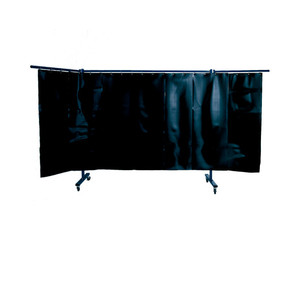 EWM Three-Piece Protective <b>Wall</b> with <b>Curtain</b> Workplace Safety and Accident Prevention Welder's Protective <b>Curtain</b> <b>Walls</b> - Product Image 1