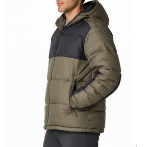 Veste matelassée d'hiver sur mesure pour homme, fermeture éclair, col montant, imperméable, réversible, haute qualité, dernières tendances, prix de gros - Product Image 5