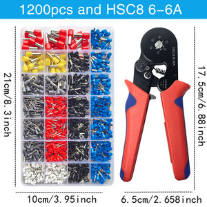 High Carbon Steel HSC8 6-6A Terminal <b>Ferrule</b> <b>Crimping</b> <b>Pliers</b> Kits Hand Cord End Press Tubular <b>Cable</b> Tube Needle Wire OEM - Product Image 3