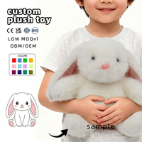 Peluche de Conejo Realista Personalizado, Animales de Peluche Suaves, Simulación de Tigre para Niños, Regalos de Cumpleaños