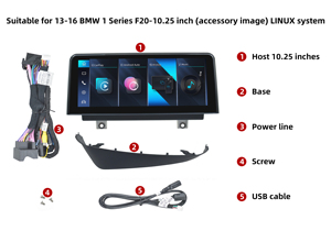 10.25 inch cho BMW 1Series F20 2013 2016 xe cho DVD Player Linux hệ thống đa phương tiện <span class=keywords><strong>GPS</strong></span> <span class=keywords><strong>navigation</strong></span> đầu đơn vị đài phát thanh - Product Image 2