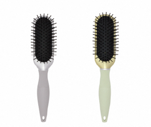 Brosse à cheveux enroulable de salon avec manche en M, baril en céramique, poils de sanglier doux, manche en caoutchouc antidérapant pour démêler et coiffer les cheveux - Product Image 3