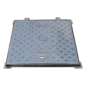 400 * 600 D 400Metall-Baumaterialien 400 KN hochdruck kundenspezifische duktile Eisen-Manhole-Abdeckung