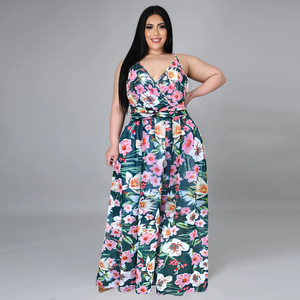 Nuevo Vestido Casual con Estampado Floral <span class=keywords><strong>para</strong></span> Mujer, Vestido de Verano sin Mangas con Tirantes, Vestido Africano <span class=keywords><strong>para</strong></span> Mujer, Tallas Grandes, Vestidos con Corte en A - Product Image 2