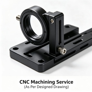 Supports réglables en aluminium et laiton pour usinage CNC OEM, application industrielle, boîtier optique, support de lentille - Product Image 1