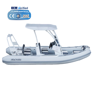 Reach-Sea Trung Quốc phạm vi mới thuyền Rib Orca hypalon sườn thuyền Inflatable thuyền nhôm Rib thuyền để bán - Product Image 2