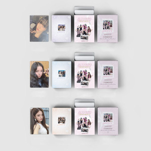 50 pièces/ensemble Cartes KPOP MEOVV en boîte laser, cartes Lomo double face, cartes postales selfie Anna Narin Gawon Sooin, cadeaux d'anniversaire pour fans - Product Image 4