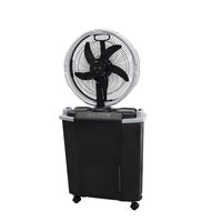 Ventilateur portable avec pulvérisation d'eau, longue autonomie, ventilateur rafraîchissant
