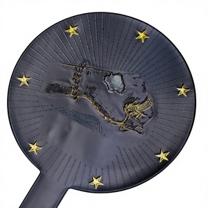 Étiquette autocollante personnalisée imperméable en feuille d'or gaufrée pour boîte de conserve de caviar, idéale pour les contenants métalliques et le caviar congelé - Product Image 1