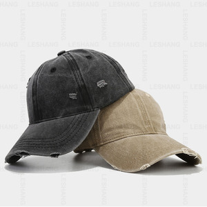 Cappellini da Baseball Vintage Effetto Usurato in <span class=keywords><strong>12</strong></span> Colori, Logo Ricamato Personalizzato, Non Strutturati, a 6 Pannelli, in Denim Lavato, Stile Sportivo da Papà - Product Image 6