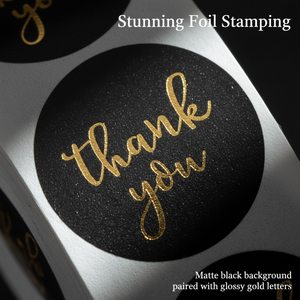 Étiquettes thermiques rondes autocollantes colorées personnalisées de haute qualité, étiquettes thermiques rondes, autocollants ronds noirs - Product Image 2