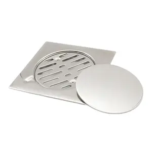 NingBo Guida Stainless Steel Shower Drainer Floor <strong>Drain</strong> Chrome Strainer Filter <strong>Metal</strong> Grating Grates <strong>Covers</strong> - Product Image 1