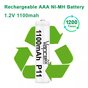 Vapcell P11 NI-MH <span class=keywords><strong>AAA</strong></span> 1100mah 10440 <span class=keywords><strong>1.2V</strong></span> Batteries cylindriques rechargeables au lithium-ion pour jouets - Product Image 4