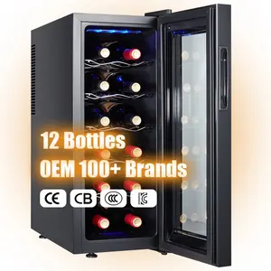 Wine Chiller Refrigerator Undercounter Fridge 12 Bottle Wine Cellar