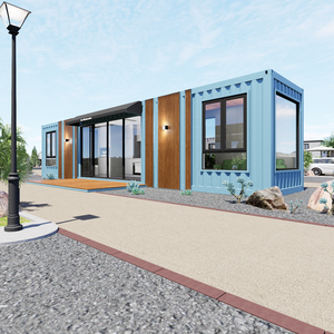 <span class=keywords><strong>Maison</strong></span> de conteneur d'expédition prête à l'emploi de 40 pieds, luxueuse et moderne, certifiée LR/CCS, 1 chambre, structure <span class=keywords><strong>en</strong></span> acier portable, solutions clés <span class=keywords><strong>en</strong></span> <span class=keywords><strong>main</strong></span> - Product Image 1