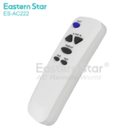 Control Remoto para Aire Acondicionado ES-AC222 de Súper Calidad AKB73016012, Longitud de Onda Infrarroja de 38kHz, 950+-50nm, para Aire Acondicionado LG, NUEVO, ABS