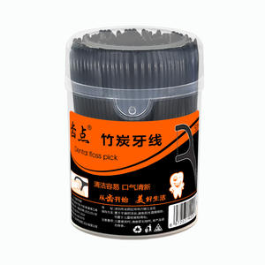 Fil dentaire en charbon de bambou ultra-fin en gros, bouteille de 500 ml, soins bucco-dentaires, nettoyage, livraison rapide, livraison gratuite offerte - Product Image 1