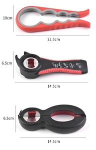 Meilleur vendeur TikTok, directement de l'usine, ouvre-boîte manuel multifonctionnel en métal 4/5/6-en-1 pour bouteilles, canettes de bière, boîtes de conserve, boissons gazeuses, en acier inoxydable, personnalisable avec logo - Product Image 2