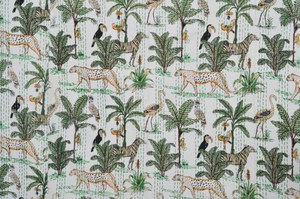 Indian Kantha <b>Quilt</b> Zebra Animal Print Kantha Bedcover <b>Throw</b> Cotton Blanket Gudari Twin/Queen/King Size Kantha <b>Quilt</b>, Bedspread - Product Image 2