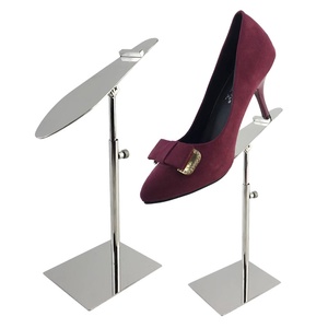 Vente en gros au détail pliable étagère à chaussures organisateur de rangement paire unique support de levage de chaussures support de chaussures pour magasins - Product Image 4