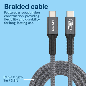 Pd 240W 40Gbps <span class=keywords><strong>สาย</strong></span>ถ่ายโอนข้อมูลวิดีโอเสียง USB4.0ชนิด <span class=keywords><strong>C</strong></span> ไปยัง <span class=keywords><strong>Type</strong></span>-<span class=keywords><strong>C</strong></span> USB4<span class=keywords><strong>สาย</strong></span><span class=keywords><strong>ชาร์จ</strong></span>เร็ว8K 60Hz สำหรับ Thunderbolt 4 3 - Product Image 6
