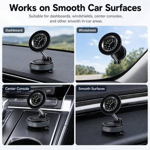 Soporte Magnético Metálico para Teléfono, Plegable, Rotación 360°, Altura Ajustable, con Ventosa, Compatible con RoHS y REACH, para Auto, GPS, MagSafe - Product Image 3