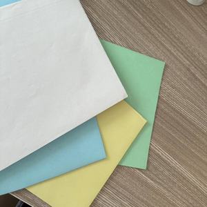 Papel Continuo Sin Carbón en Azul y Negro, Imagen en Blanco, Rosa, Amarillo, Azul, Verde, Papel NCR Continuo Sin Carbón de Fábrica - Product Image 1