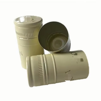 Couvercles de bouchon ROPP en aluminium-plastique durables noirs pour bouteilles de vin whisky vodka couvercles de bouteille de revêtement PE