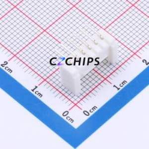 W200110K-6PW2113 Wire-to-Board Pin Header Bent Lead Through Hole,P=2mm Connector 1x6P 2mm Right Angle Insert HY - Product Image 2