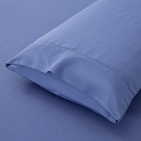 Ensemble de literie en tissu uni, drap de lit 1800tc en polyester/coton, ensemble de draps pour la maison, 4 pièces en microfibre