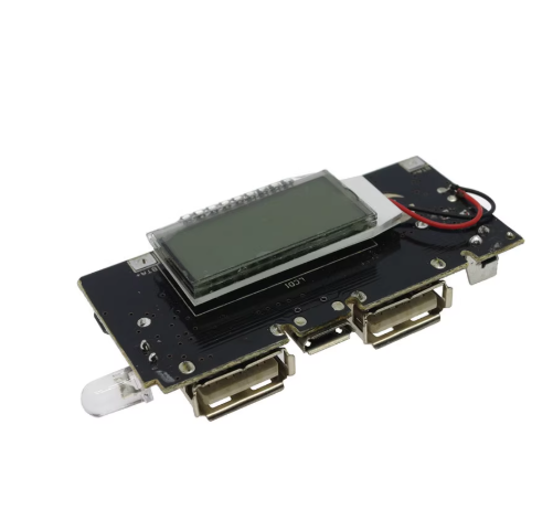Portable Power Bank Module DIY Step-up Power Supply for 18650 Lithium Battery Dual USB Output Charging Board