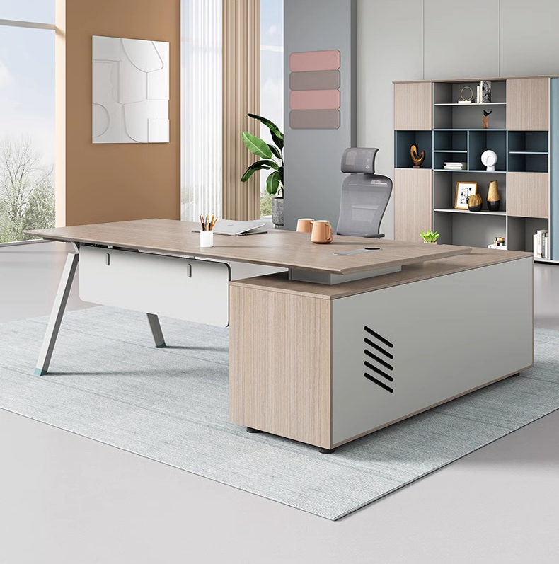 Modern Executive Computer Desk MDF Panel