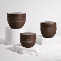 Pot en plastique mat en forme de bol pour cire capillaire et crème, 350 ml, idéal pour les films capillaires et les gommages corporels – Offre Spéciale