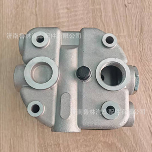 612600130777 Tête de cylindre de compresseur d'air compatible avec moteur Weichai avec plaque de soupape - Product Image 3