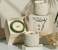 Boîte rigide personnalisée écologique avec couvercle, base, doublure en éponge, aimantée, taille personnalisée, logo personnalisé, estampage à chaud, pour bougies, savons, cosmétiques