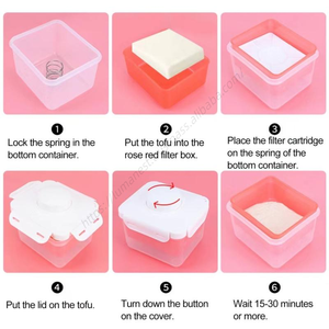 Kit de presse à tofu Syh633 en gros avec plateau de récupération d'eau pour la cuisine domestique - Product Image 5