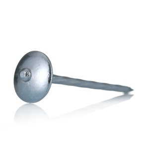 หัวร่ม9X2.5 bwg ตะปูหลังคาชุบสังกะสี clavo de calamina CON jebprecio 2 1/2 "3'' - Product Image 1