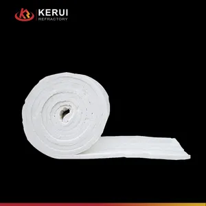 KERUI Higher Temperature Resistance And Chemical Stability Zirconium Ceramic Fiber Blanket For High Temperature Industry