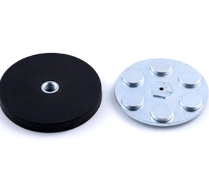 D25.2 * 6.6 N42 Ni enduit aimant Super puissant motif carré personnalisé aimant en caoutchouc clip de <span class=keywords><strong>ceinture</strong></span> 1mm bloc de feuille numéro de modèle N38 N52 - Product Image 2