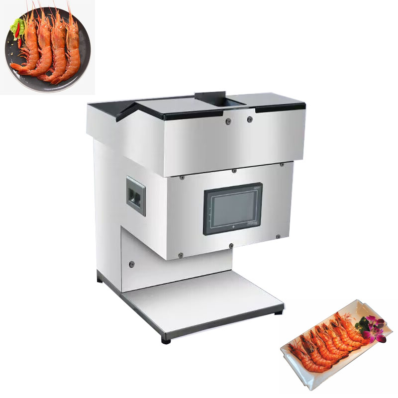 Small Intelligent Shrimp Cutter Shrimp Removal Line Fast Shrimp Cutting and Back Opening Machine