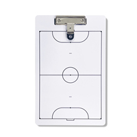 Tableau tactique de football 5 contre 5 portable en PVC, effaçable à sec, pour entraînement et matchs