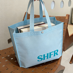 Bolsa Laminada No Tejida Tipo C para Tienda de Ropa, Bolsa de Compras Portátil, Bolsas Publicitarias Tipo <span class=keywords><strong>Camiseta</strong></span> No Tejidas - Product Image 3