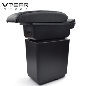 Accoudoir de voiture <span class=keywords><strong>Berlingo</strong></span> avec rehaussement USB, boîte de <span class=keywords><strong>rangement</strong></span>, Double couche, repose-bras, accessoires de voiture, magasin central - Product Image 3