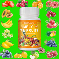 Wins Town OEM Fruit Voedingssupplement Capsules met Volledige Fruitmix Natuurlijke Fruit Ingrediënten Voedingsformule