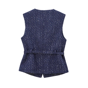 <span class=keywords><strong>Chalecos</strong></span> Chaquetas Otoño Mujer 2025 Nuevo Chic Simple Slim Chaquetas de mujer Chaleco Moda Joven Chaleco elegante - Product Image 2