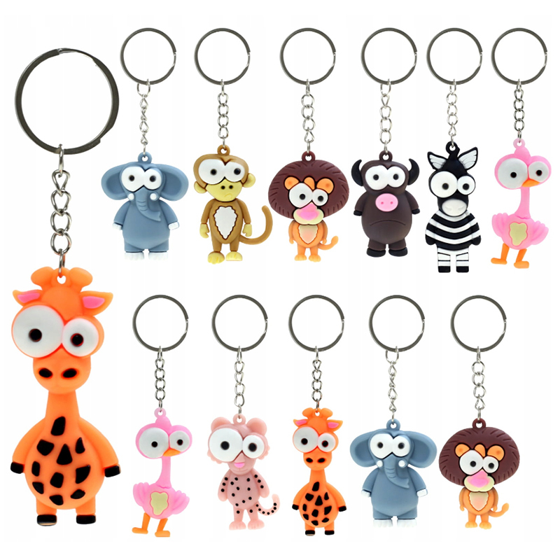 Custom Logo Key Ring Rubber Low