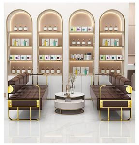 Sofá de sala de estar moderno de diseño sencillo y elegante 2026, muebles de tela suave de acero inoxidable para el hogar, sillas de espera. - Product Image 3