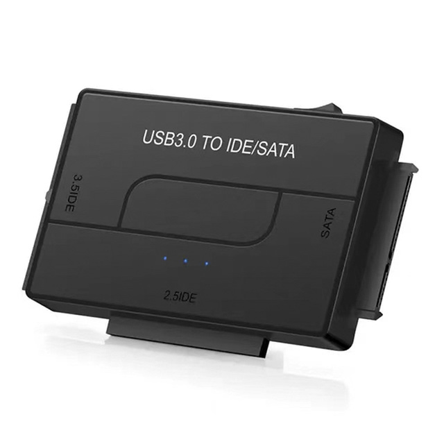 USB 3.0 to SATA IDE Hard Disk Adapter Cable for 3.5 2.5 Inch HDD/SSD CD DVD ROM CD-RW 3 in 1USB IDE SATA